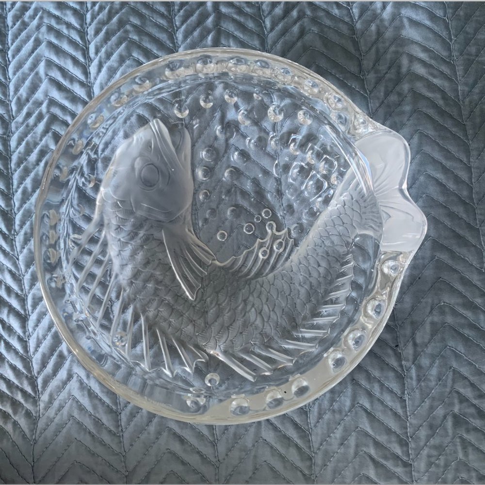 Fish Lalique cigar ashtray
